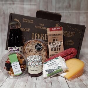 Geschenkbox lekkernijen uit de boerderijwinkel