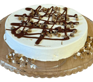 Ijstaart/ caramel cookie doo roomijstaart