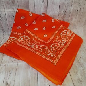 Oranje zakdoek, per stuk